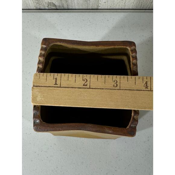 Fitz and Floyd Spoons Holder 1983 Brown Ceramic Chef Vintage Japan - Picture 4 of 9